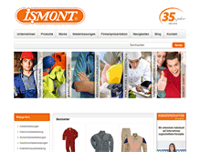 Tablet Screenshot of ismont.de